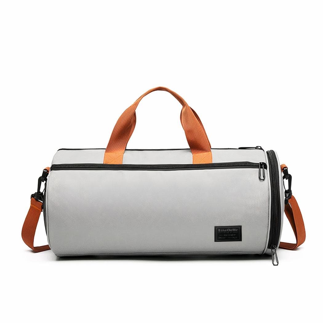 Sac de sport style sac de bowling - gris