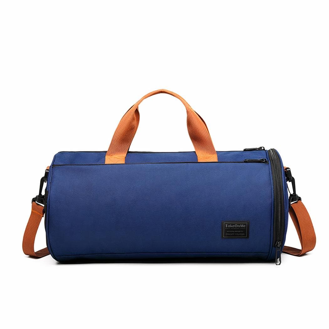 Sac de sport style sac de bowling - bleu