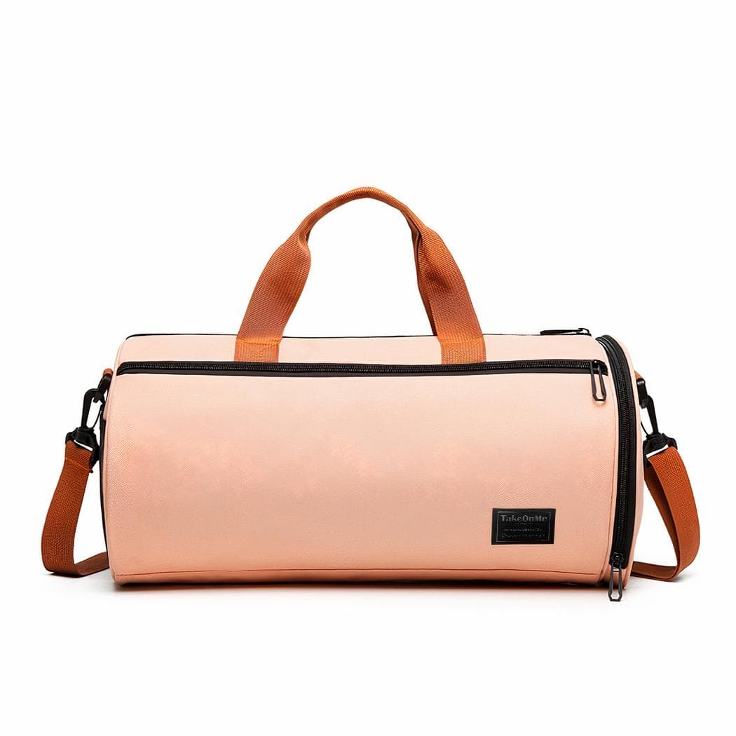 Sac de sport style sac de bowling - rose