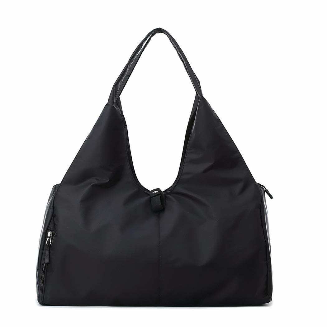 Sac de sport pour femme en nylon - noir