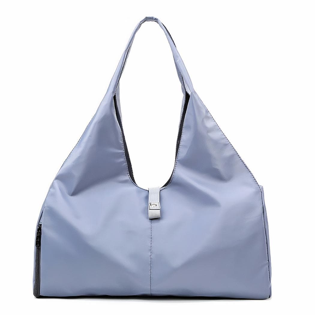 Sac de sport pour femme en nylon - bleu