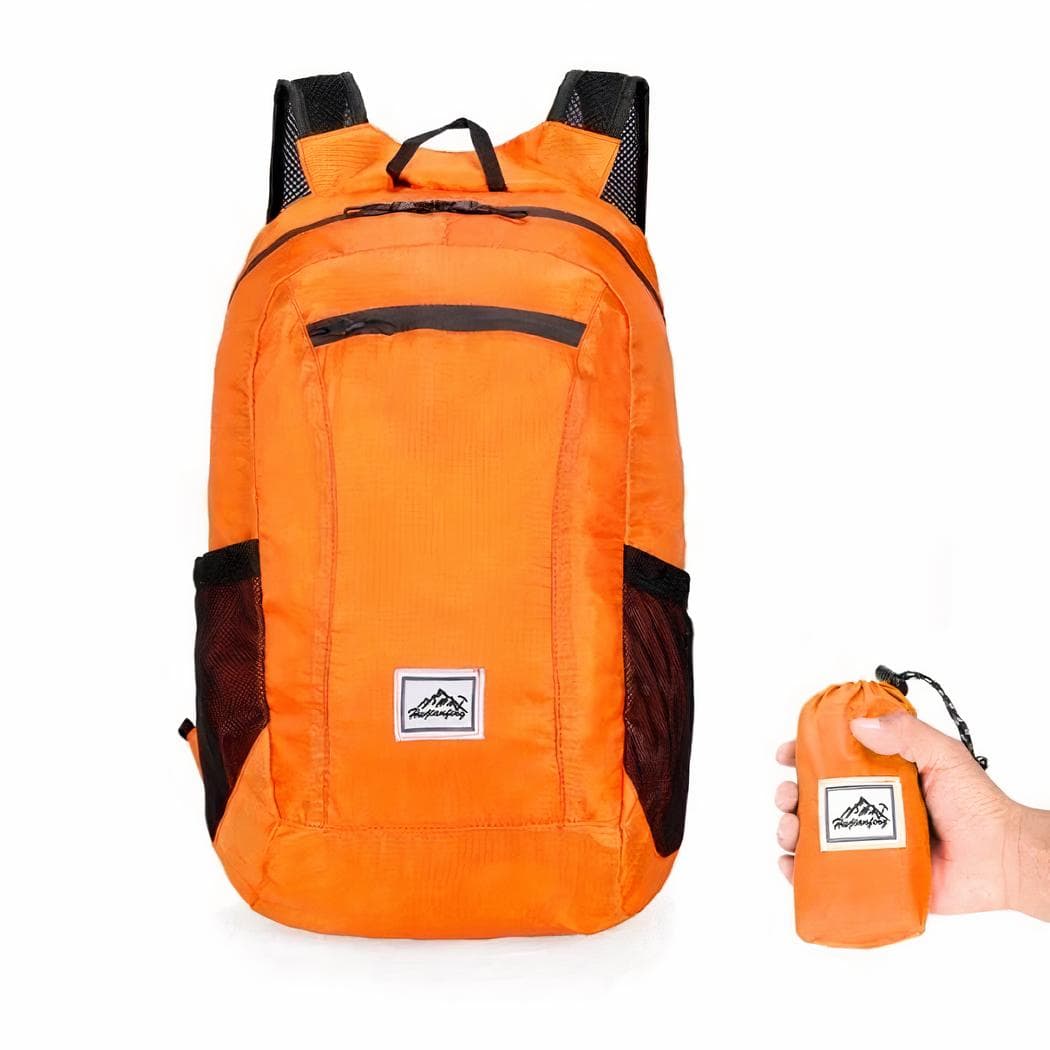 Sac à dos de ski léger et pliable - orange