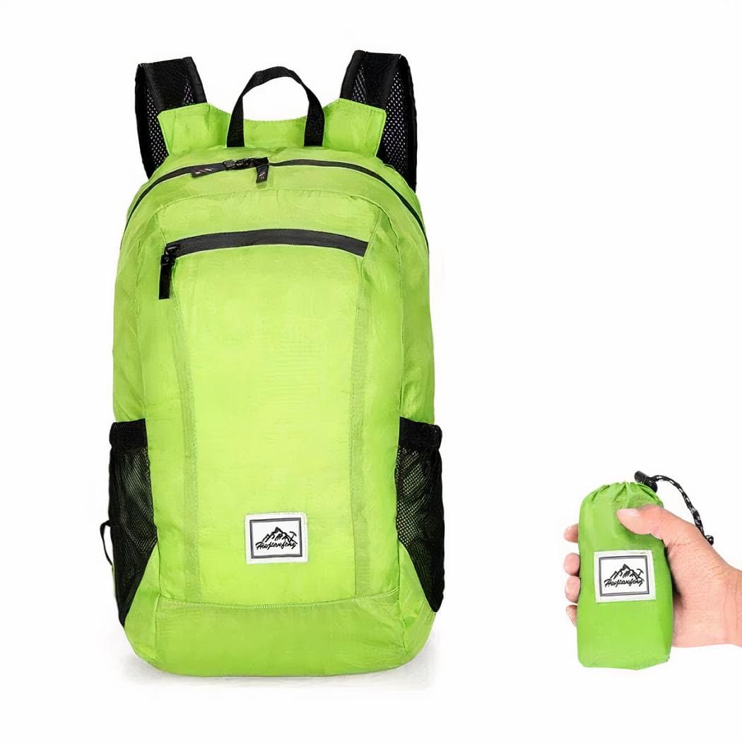 Sac à dos de ski léger et pliable - vert