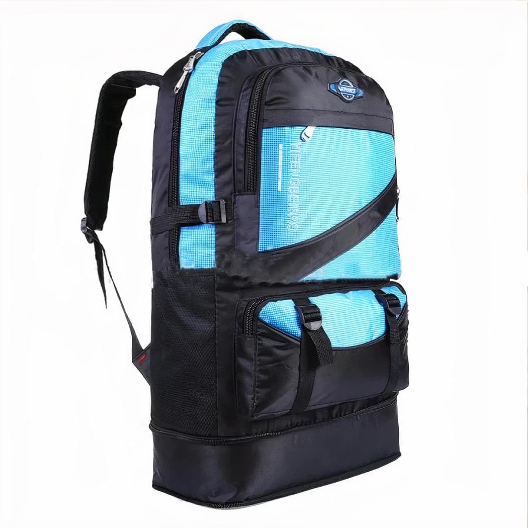 Sac à dos de ski 60L en nylon - bleu