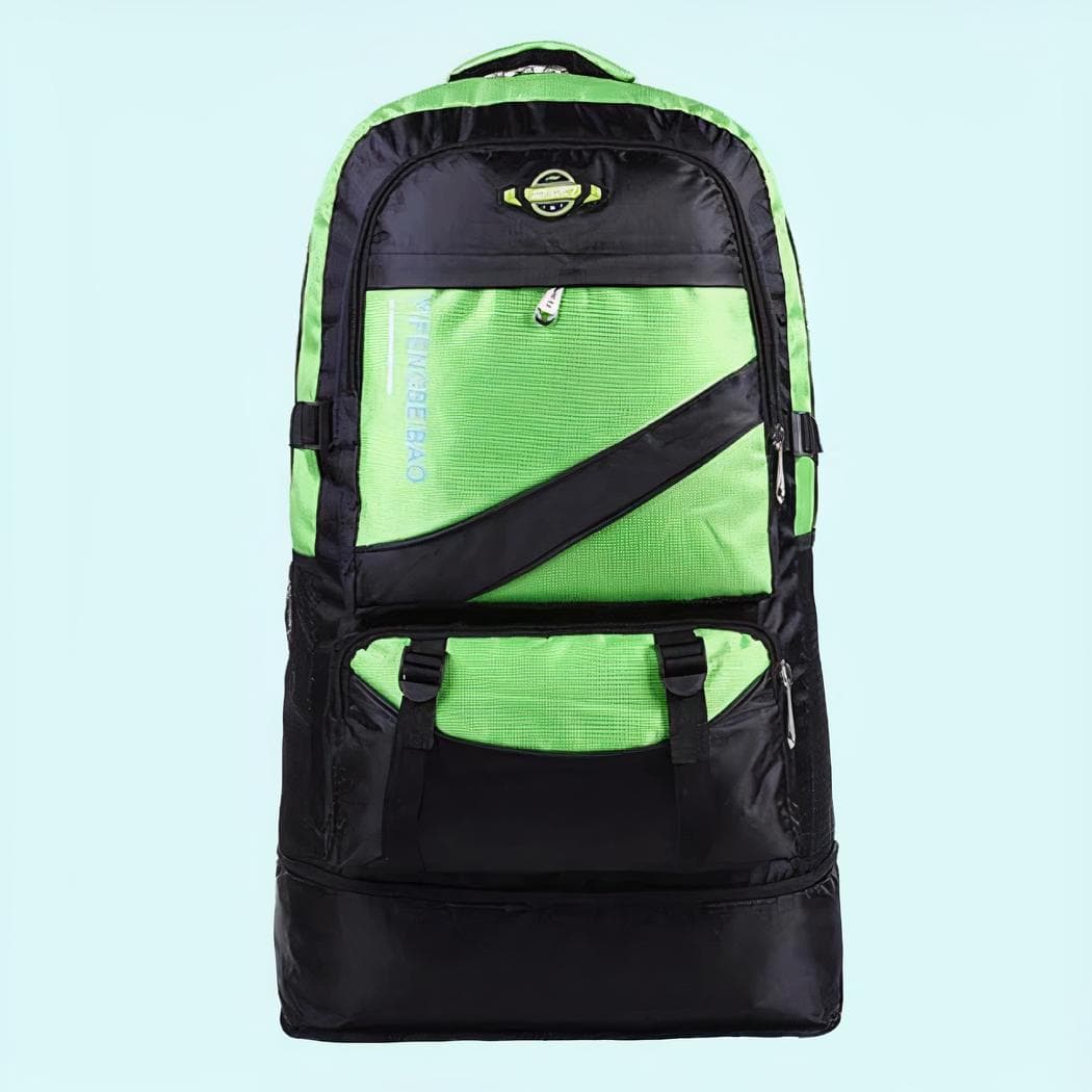 Sac à dos de ski 60L en nylon - vert