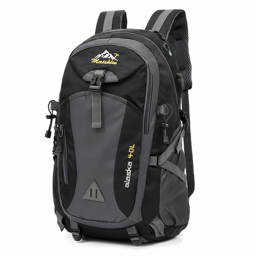 Sac à dos de ski avec USB - noir