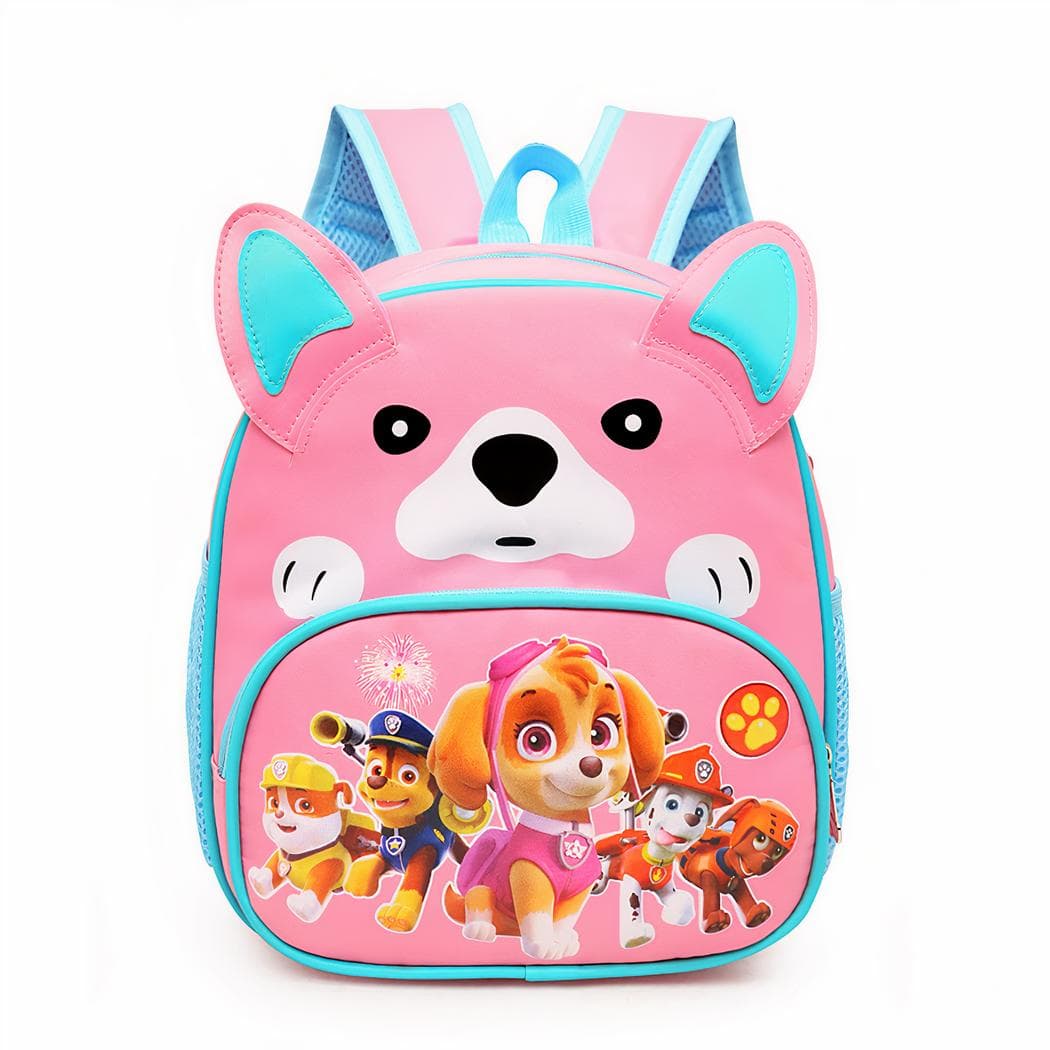 Sac à dos Pat'Patrouille avec tête de chien - rose