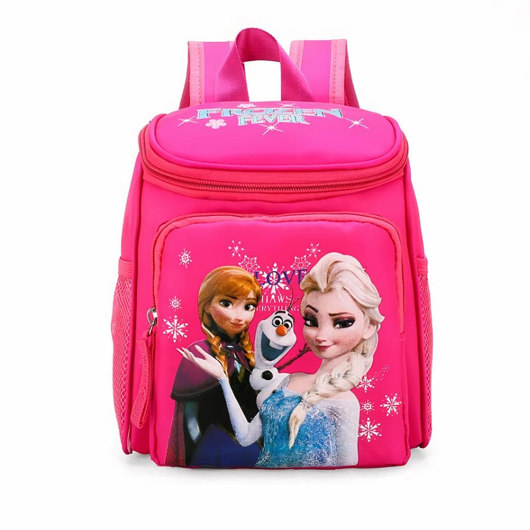 Sac à dos rose ou violet Reine des Neiges pour filles - rose