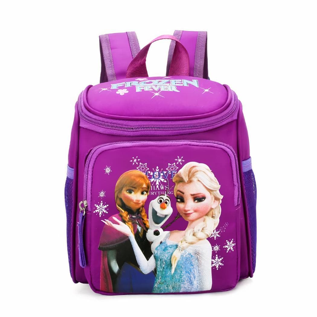 Sac à dos rose ou violet Reine des Neiges pour filles - violet