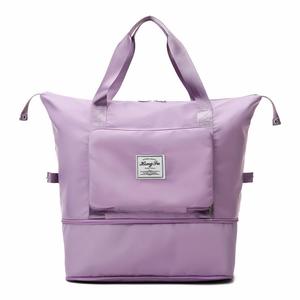 Sac cabas imperméable et pliable - violet