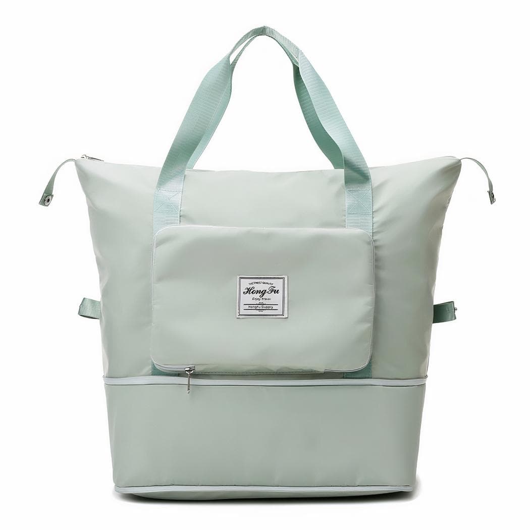 Sac cabas imperméable et pliable - vert
