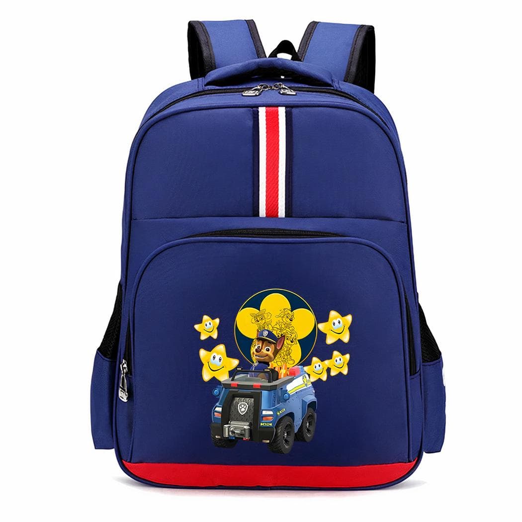 Sac à dos avec un motif de Chase de la Pat'Patrouille - bleu,s