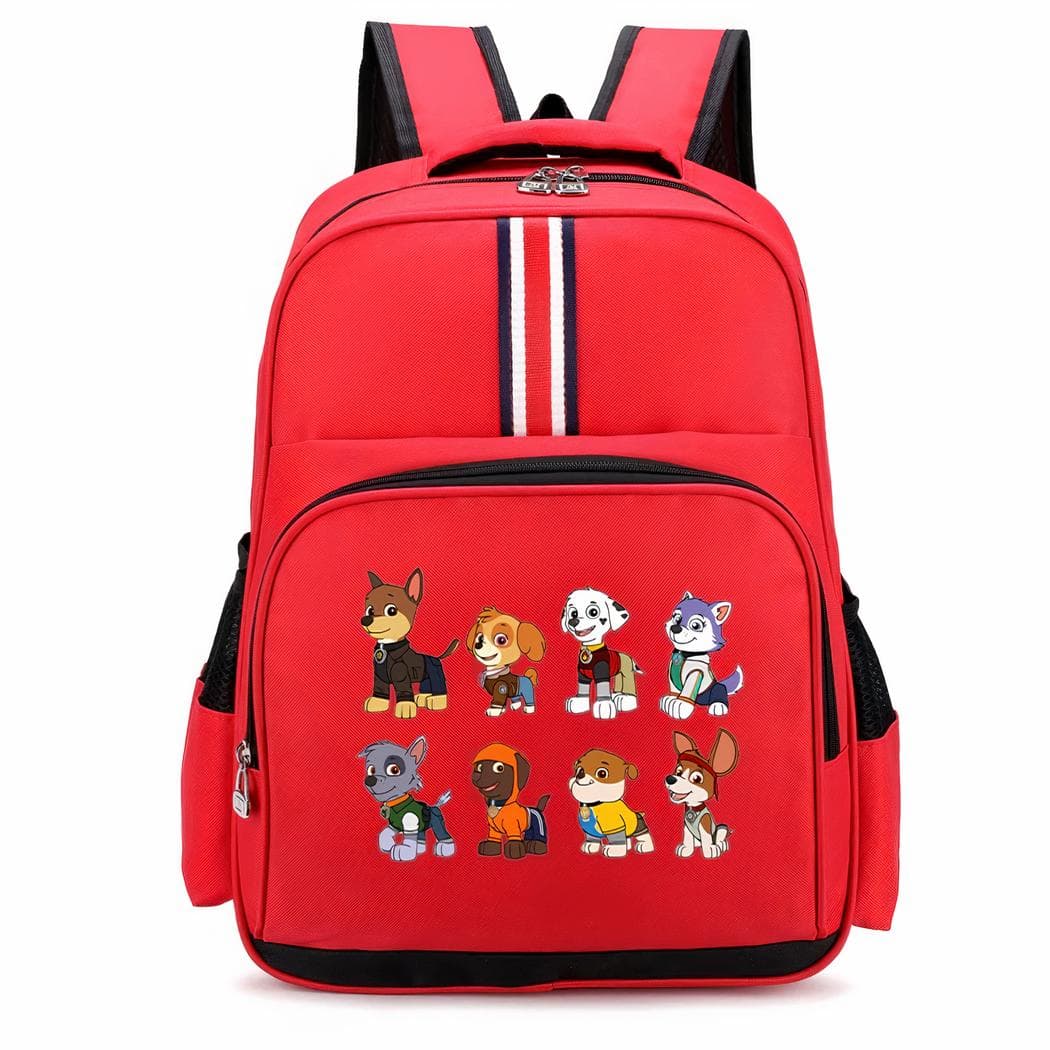 Sac à dos de l'équipe Pat'Patrouille - rouge,m