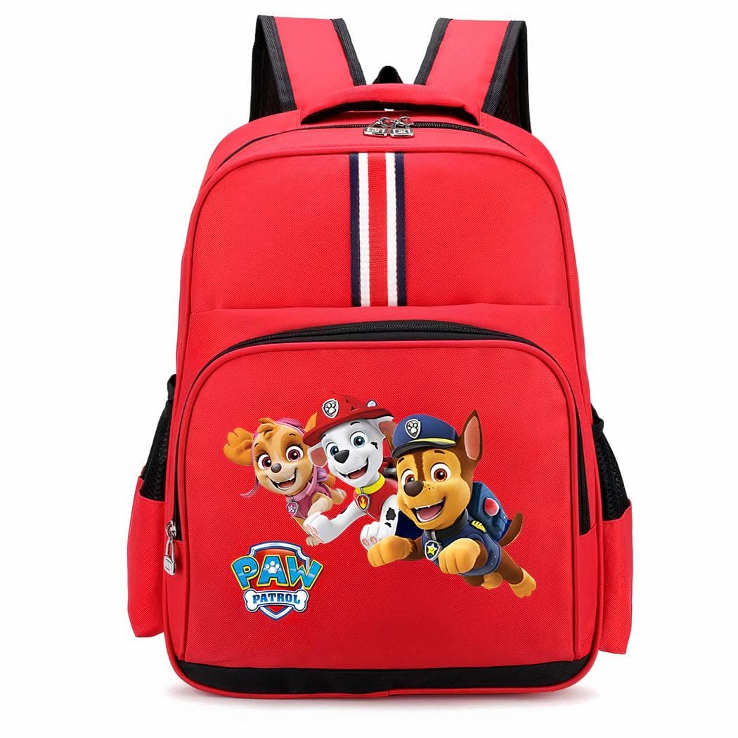 Sac à dos avec chiots de la Pat'Patrouille - rouge,s