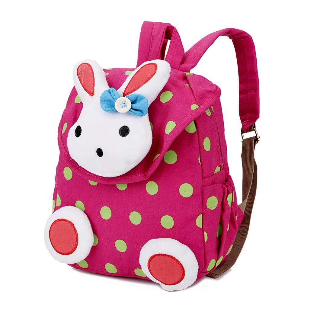 Sac à dos lapin pour petite fille - rose