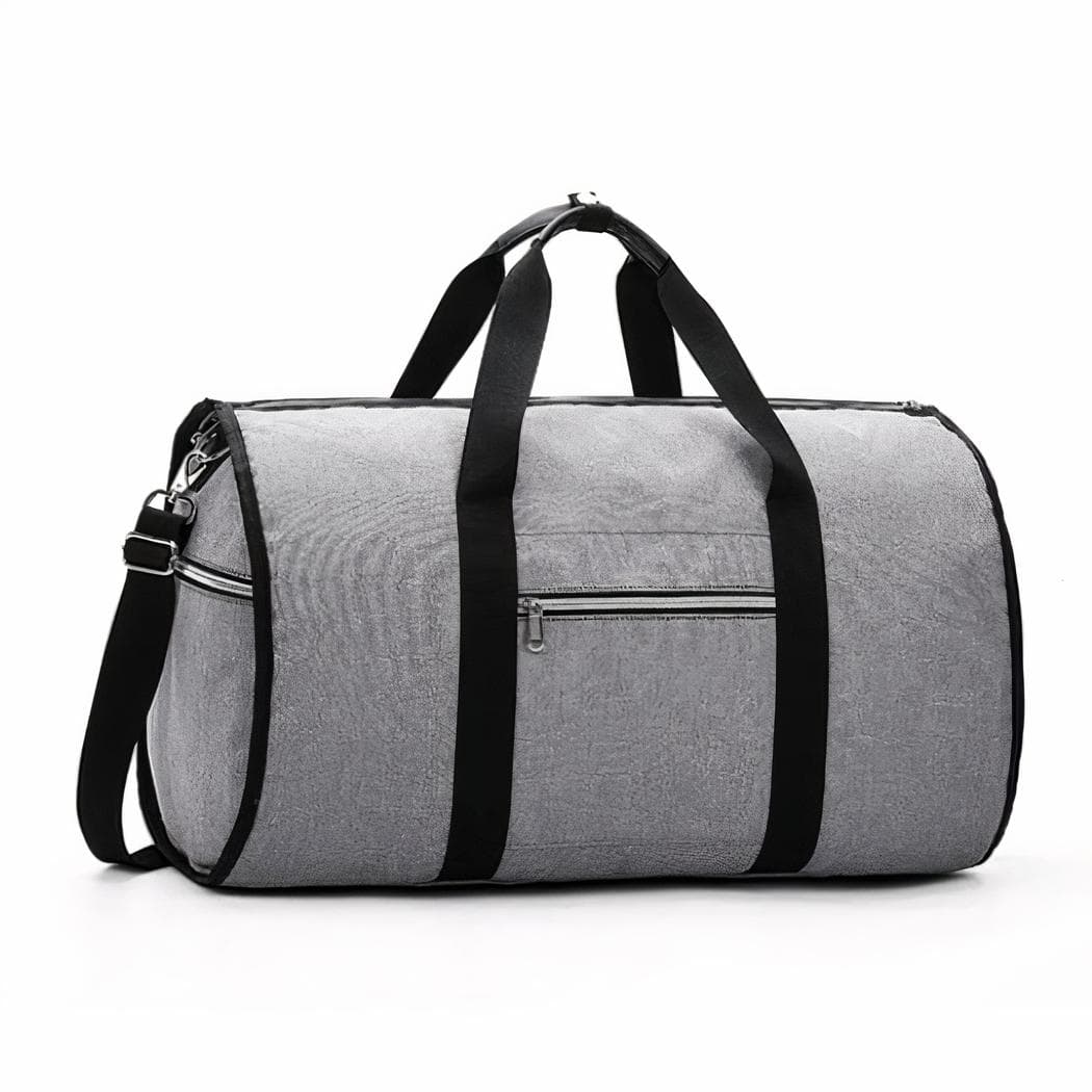 Sac de voyage polochon 2 en 1 - gris