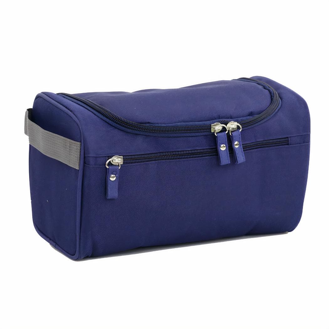 Sac à cosmétiques de voyage multifonction en nylon - bleu