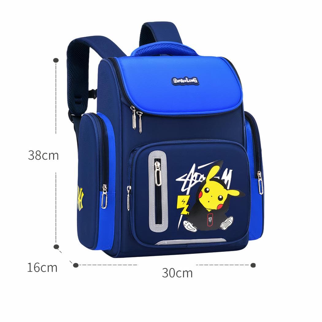 Cartable Pokémon Go Pikachu réfléchissant pour enfant - bleu