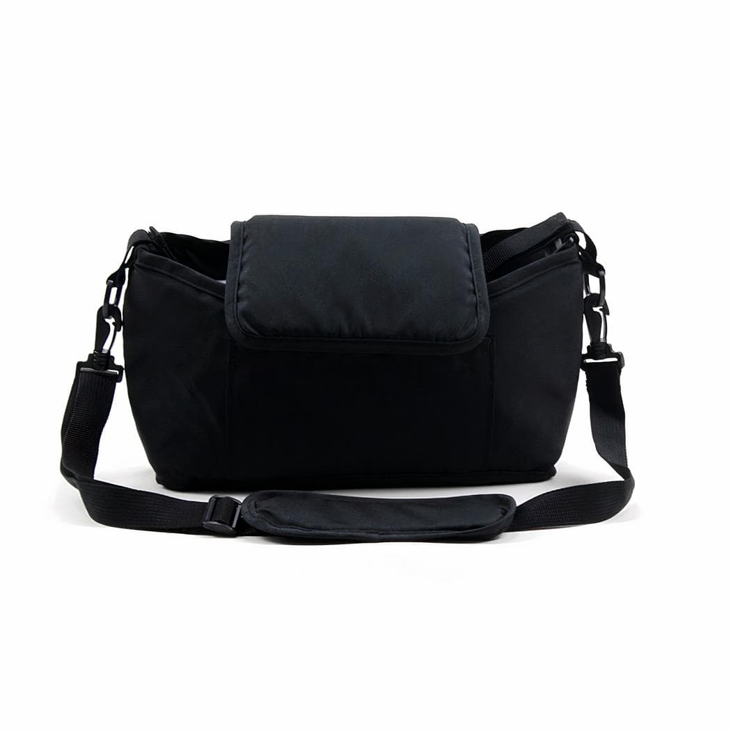 Sac à langer de poussette couleur unie - noir