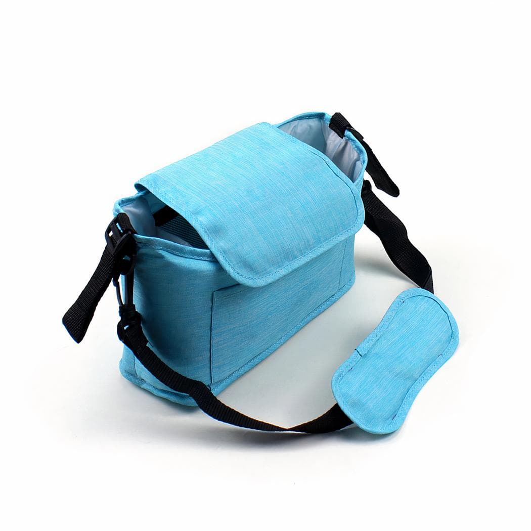 Sac à langer de poussette couleur unie - vert