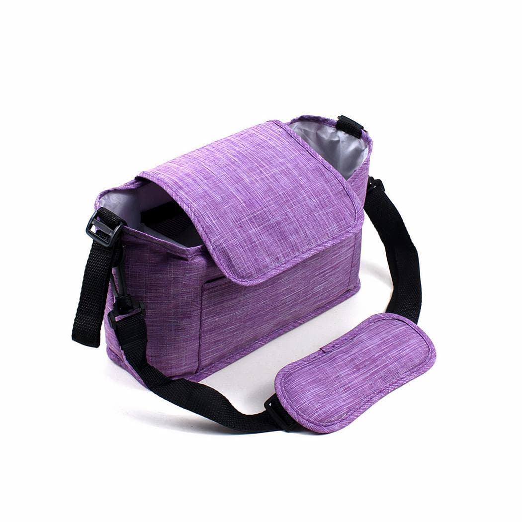 Sac à langer de poussette couleur unie - violet