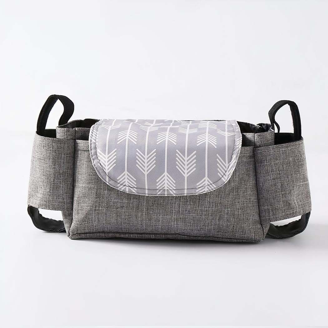 Sac à langer de poussette motifs tendance pour bébé - beige