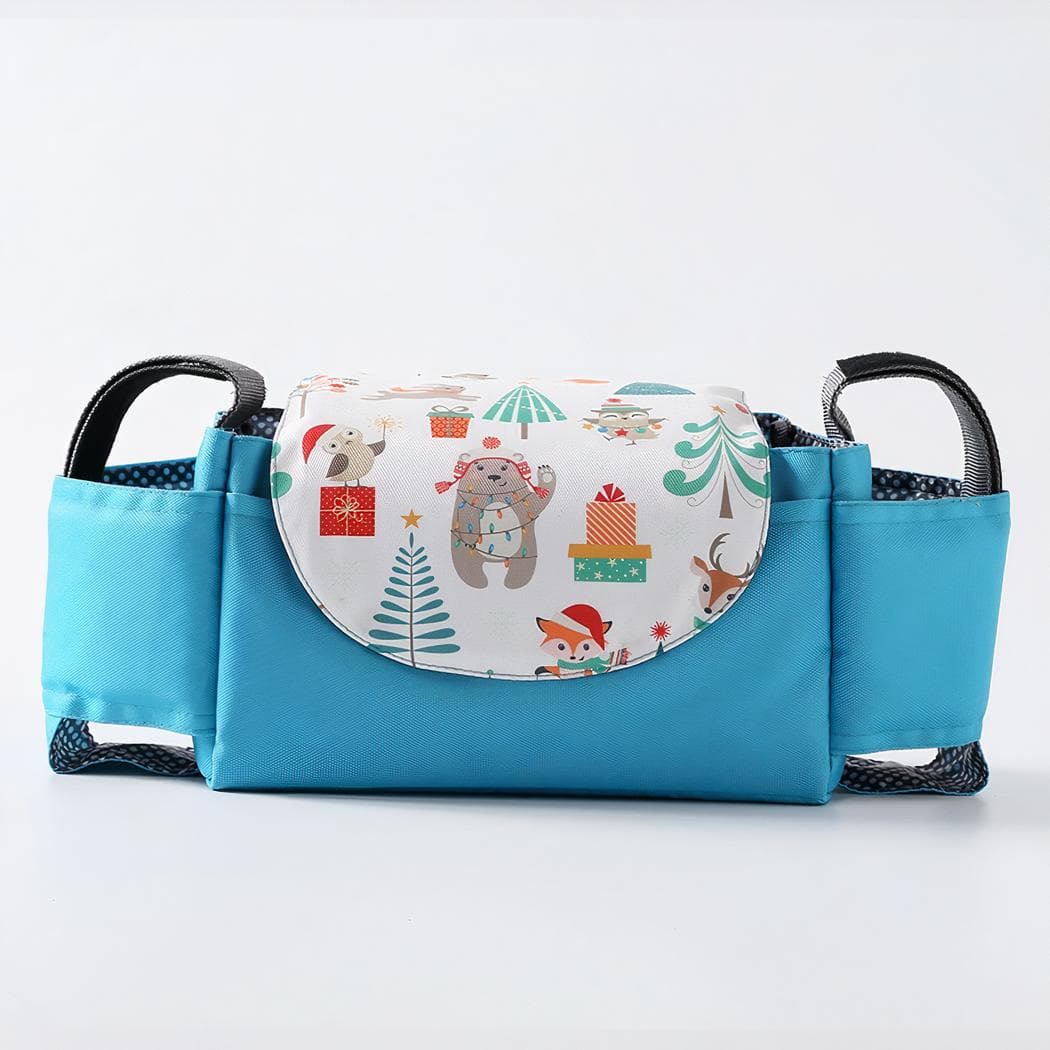 Sac à langer de poussette motifs tendance pour bébé - bleu
