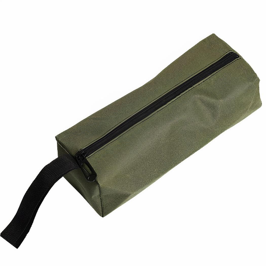 Trousse de rangement couleur unie en polyester - vert,s