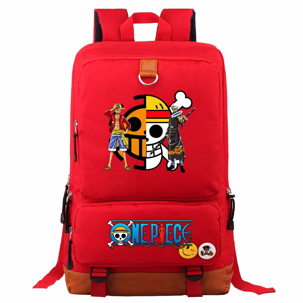 Sac à dos One Piece Luffy pour enfants - rouge