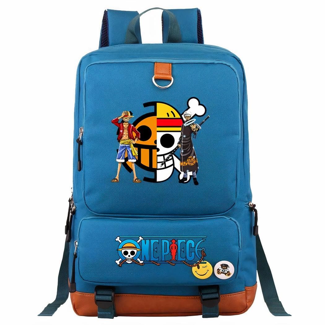 Sac à dos One Piece Luffy pour enfants - bleu