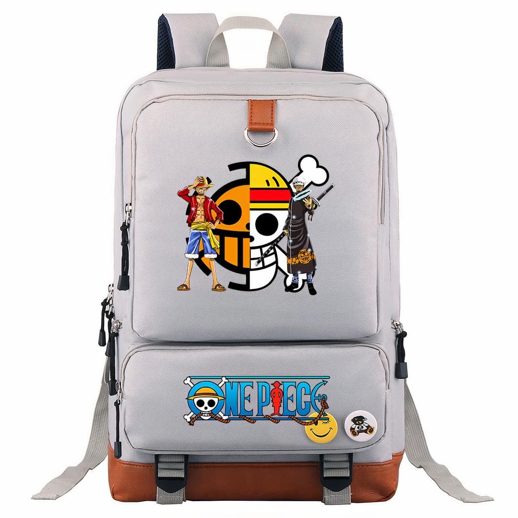 Sac à dos One Piece Luffy pour enfants - gris