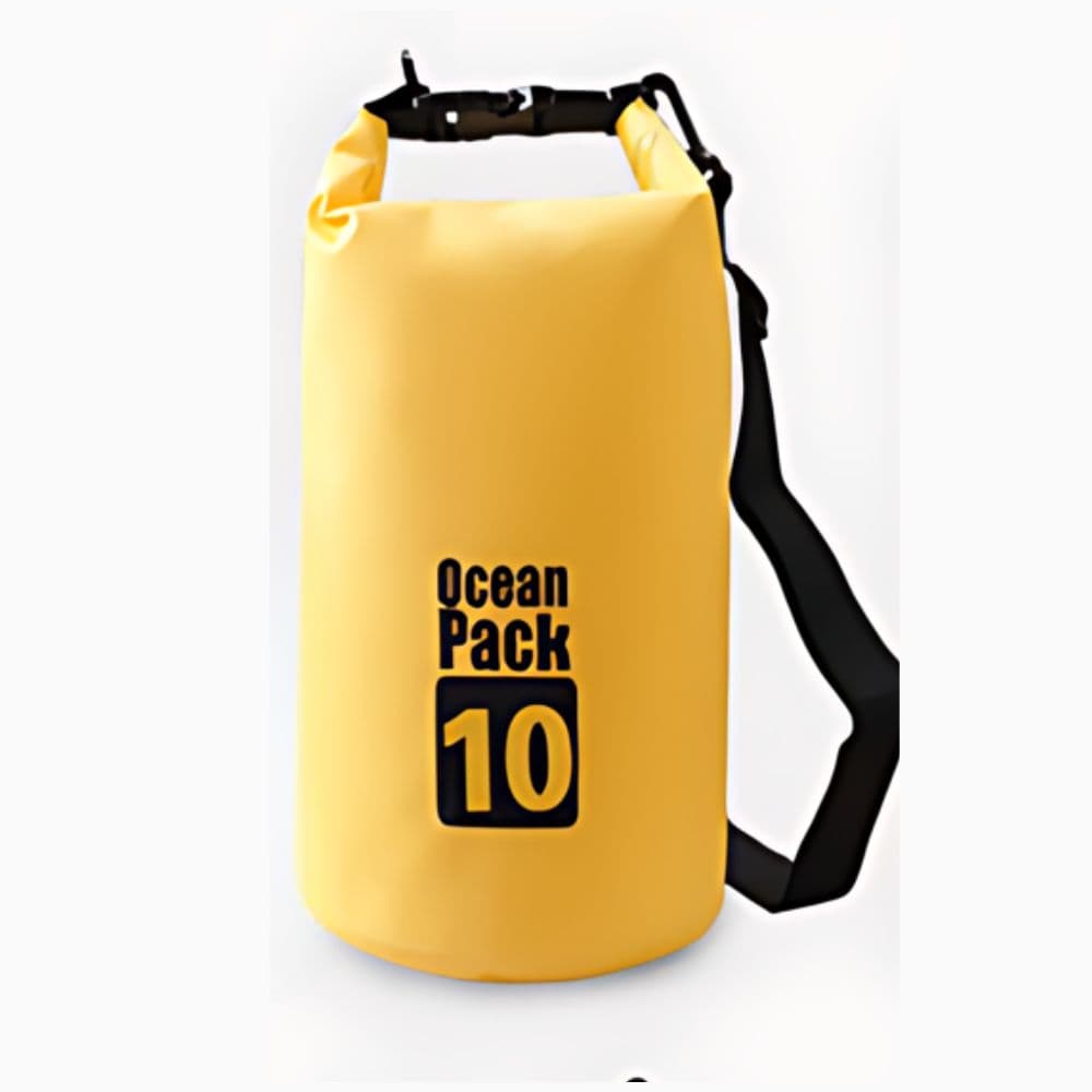 Sac à dos de plage pliable - jaune,10l