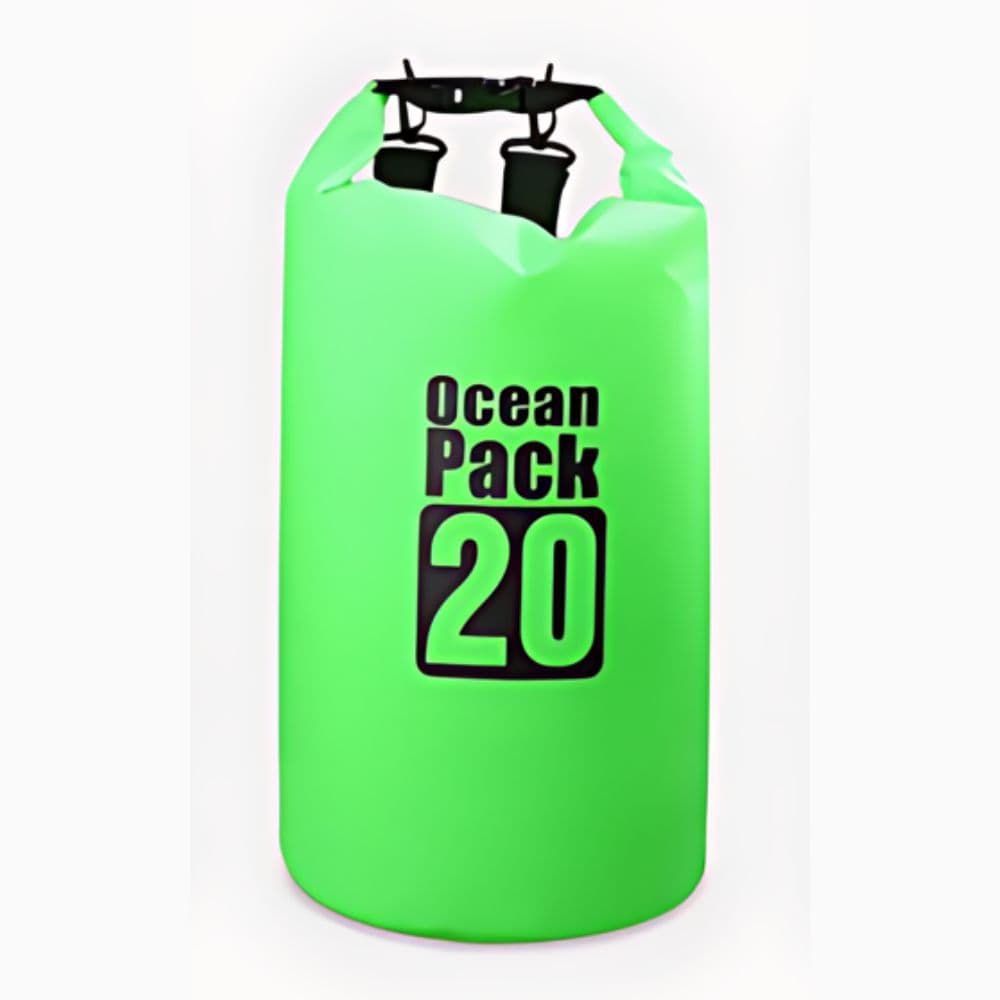 Sac à dos de plage pliable - vert,20l