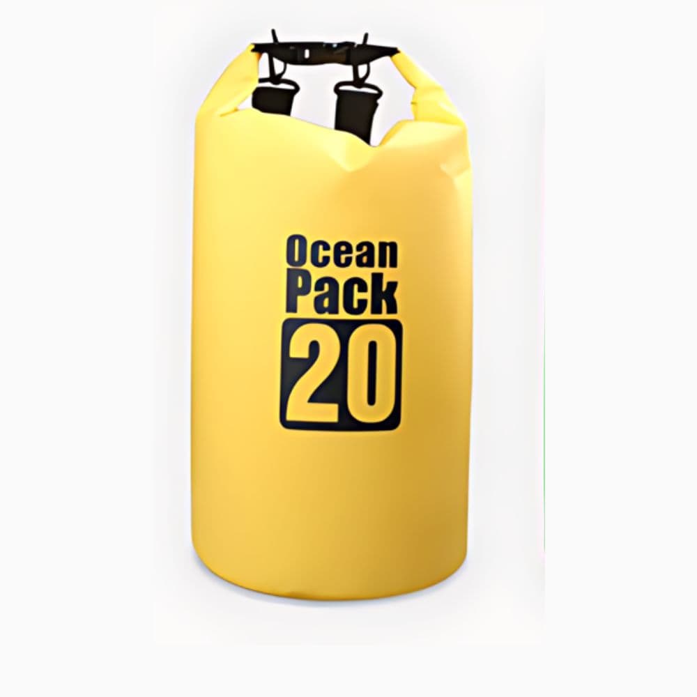 Sac à dos de plage pliable - jaune,20l