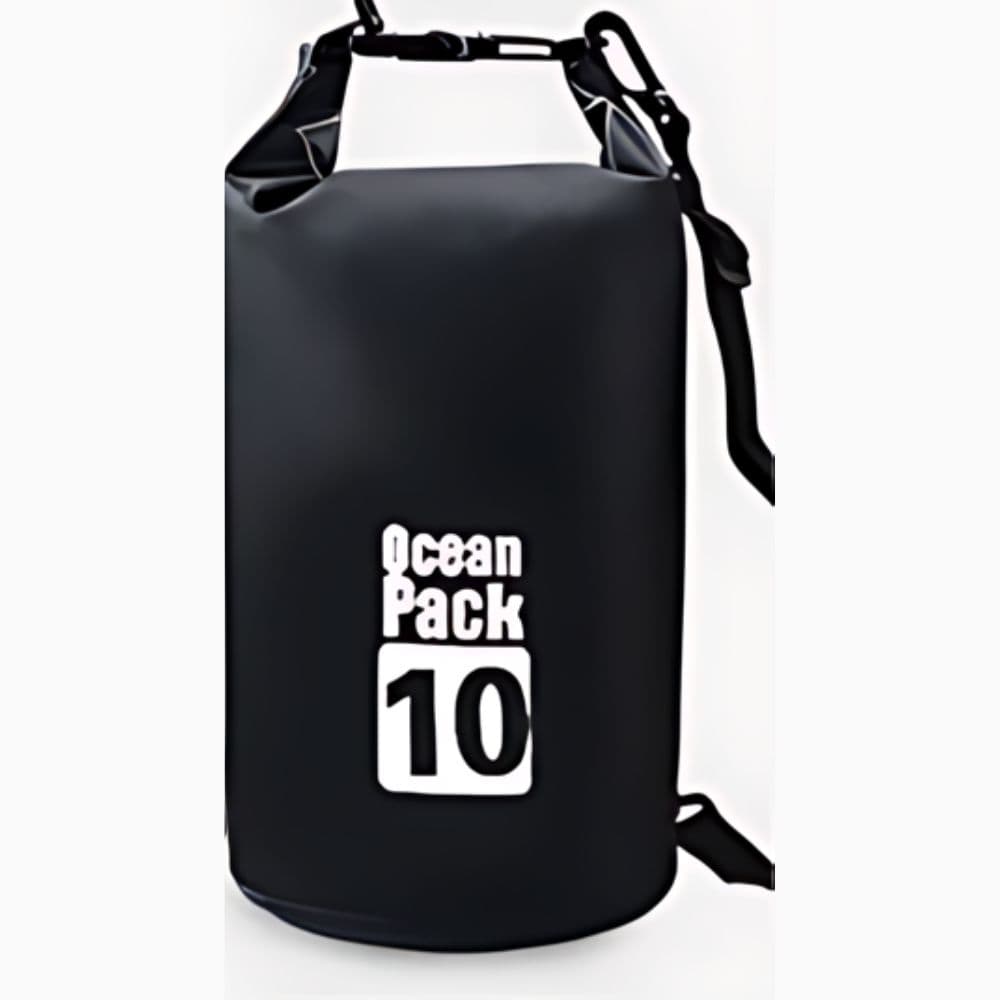 Sac à dos de plage pliable - noir,10l