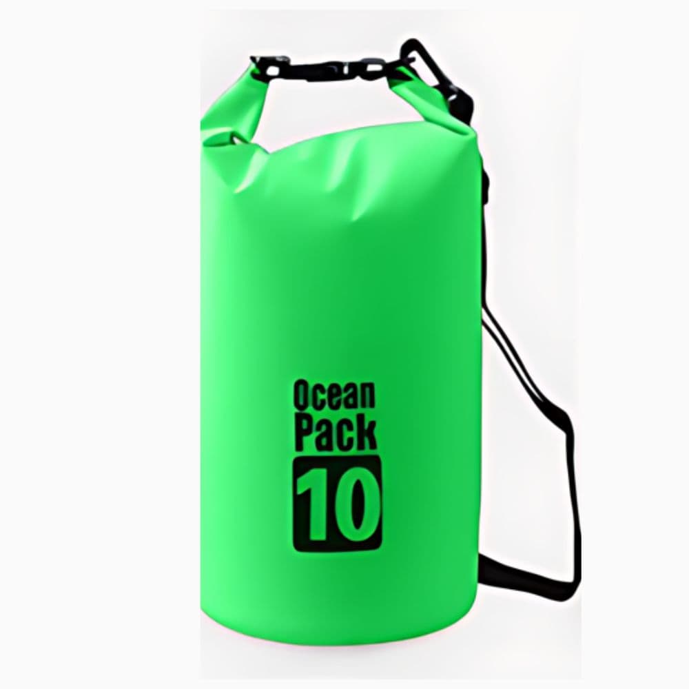 Sac à dos de plage pliable - vert,10l