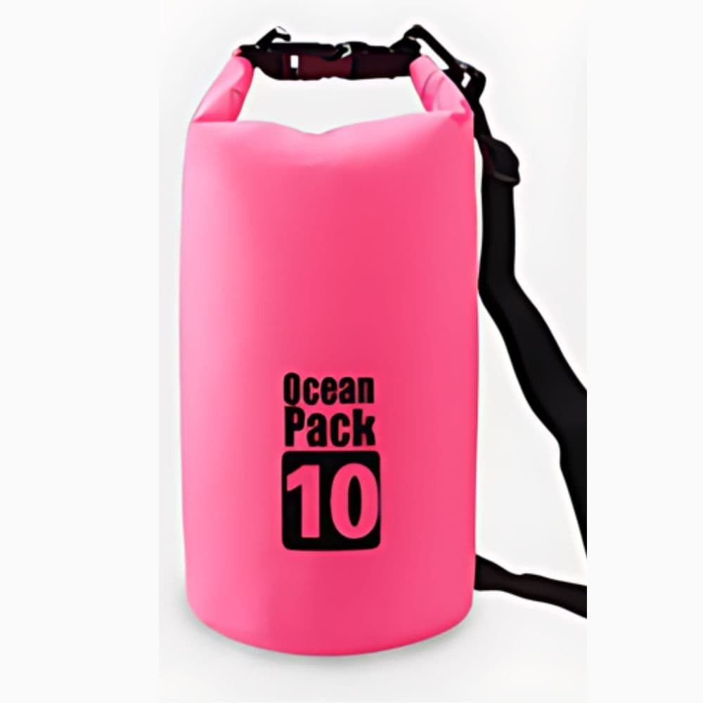 Sac à dos de plage pliable - rose,10l