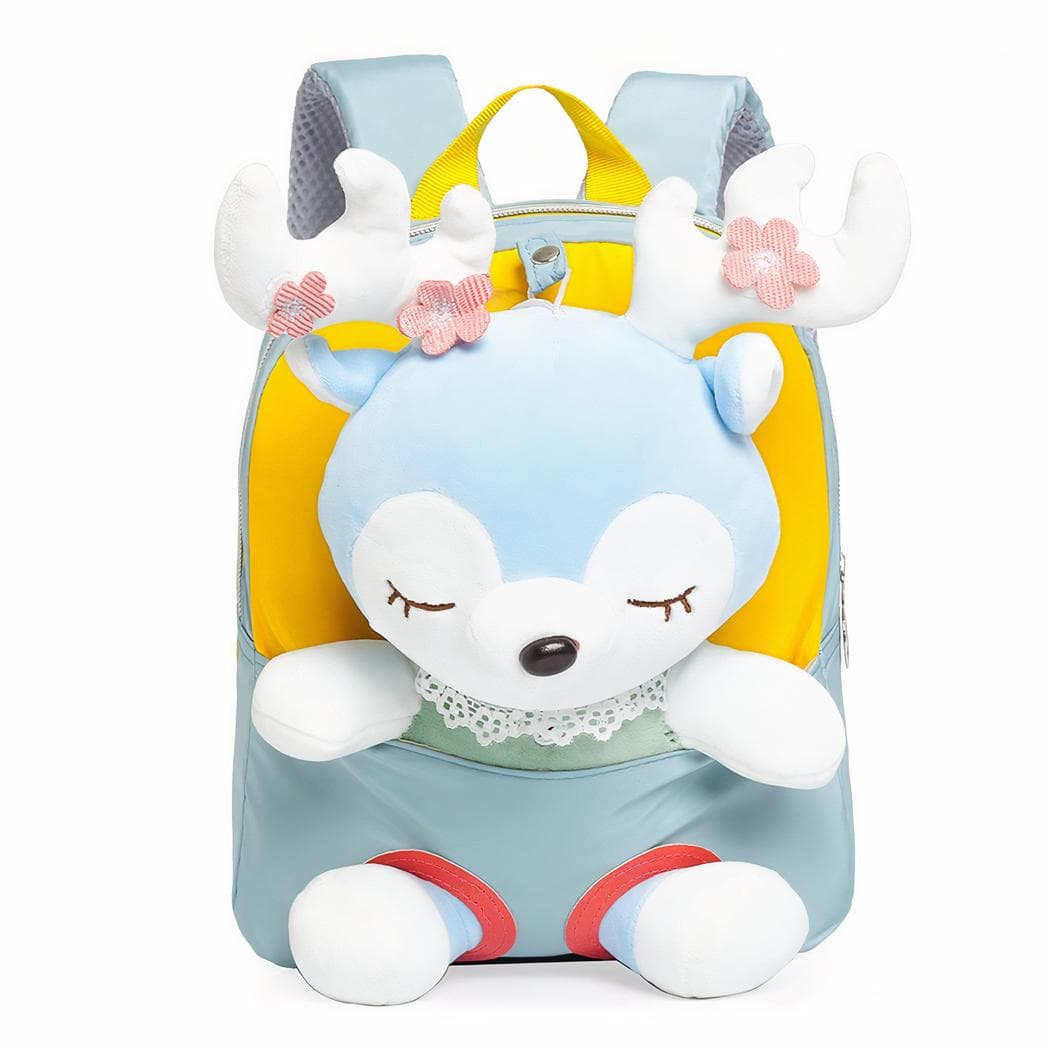 Sac à dos avec petit cerf mignon - bleu