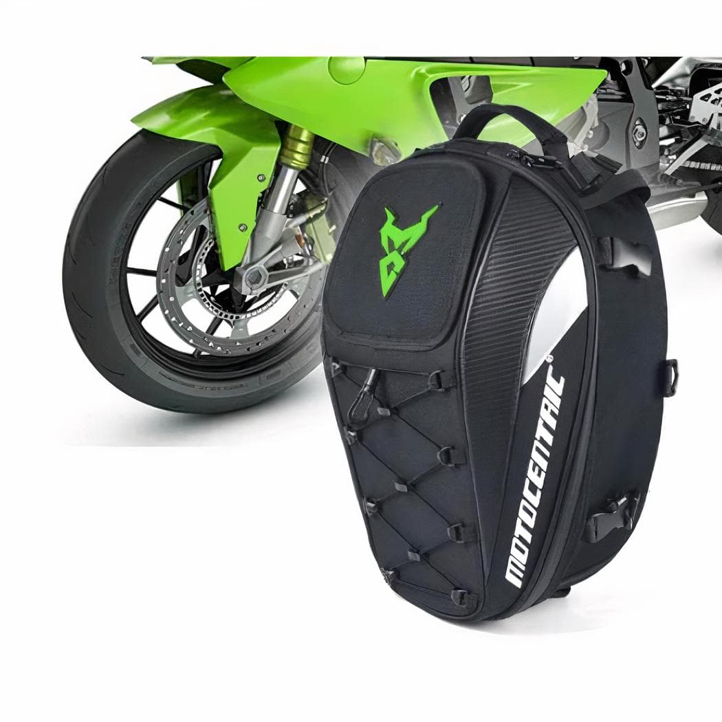Sac à dos moto multifonctionnel étanche - vert