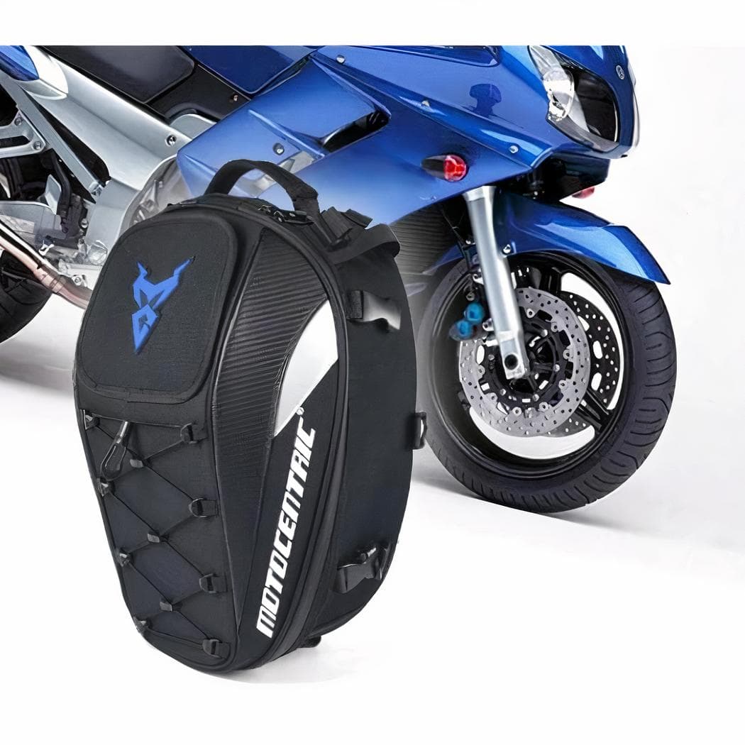 Sac à dos moto multifonctionnel étanche - bleu