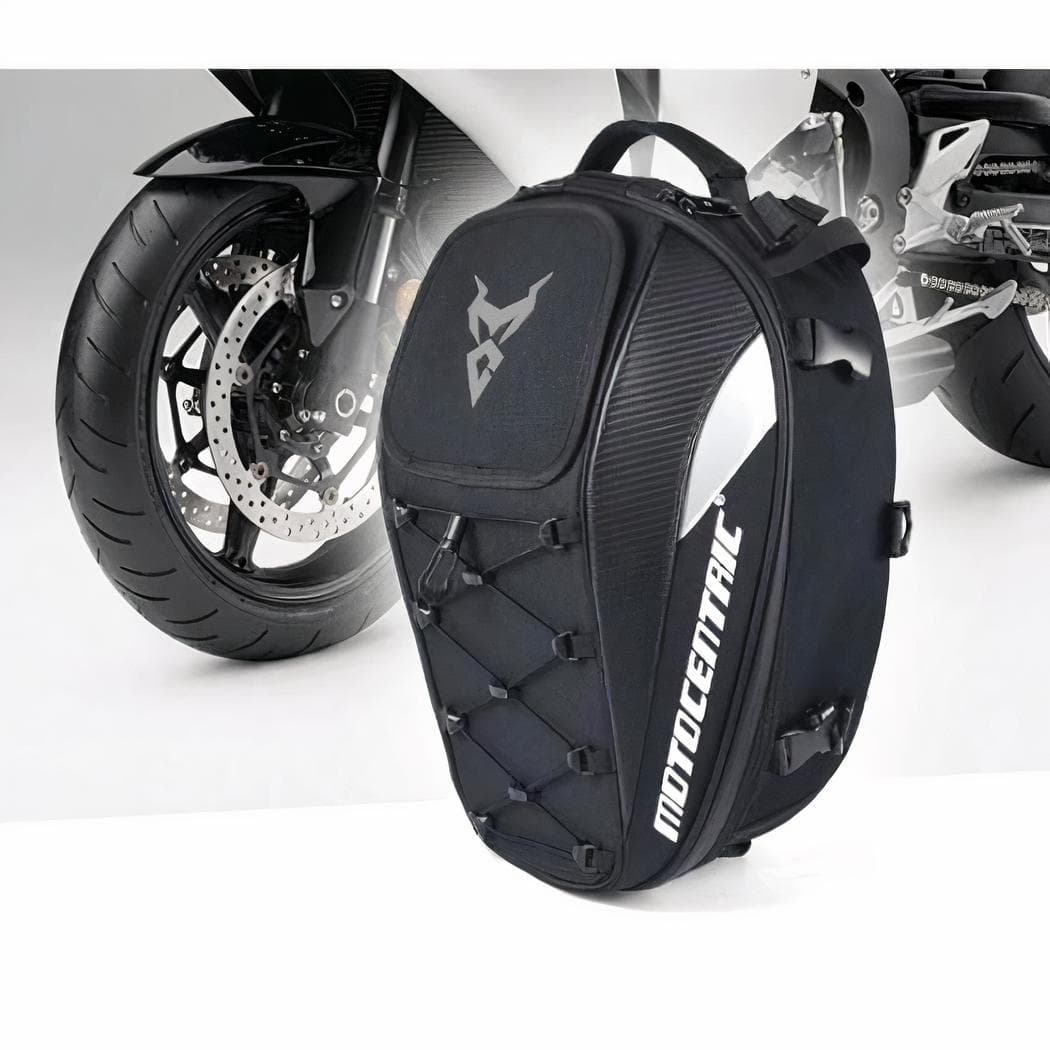 Sac à dos moto multifonctionnel étanche - blanc