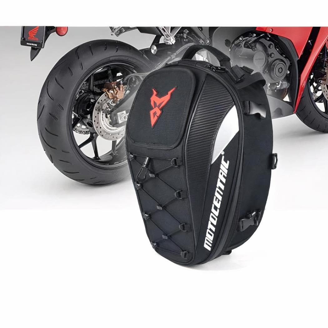 Sac à dos moto multifonctionnel étanche - rouge