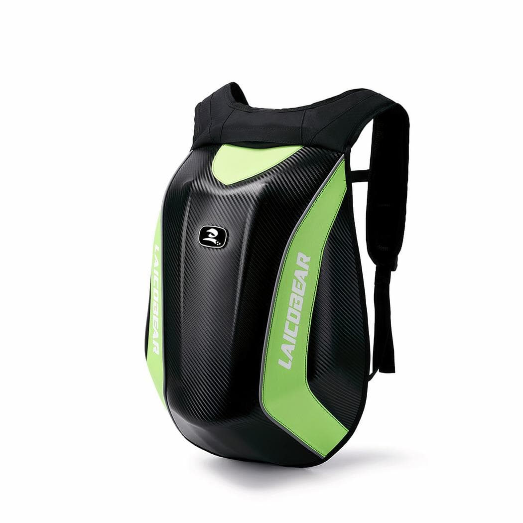 Sac à dos moto imperméable extensible - vert