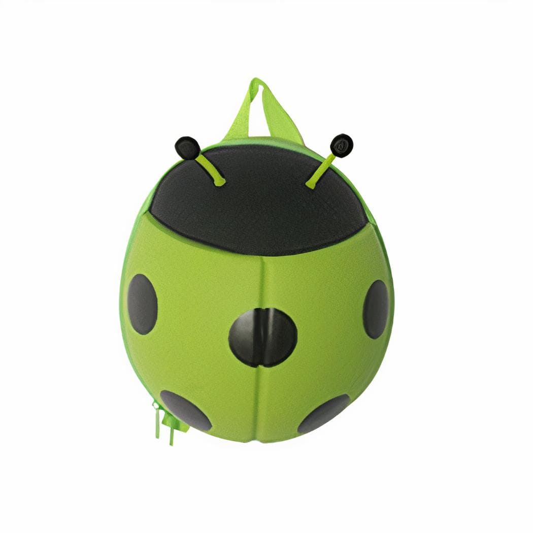Sac à dos coccinelle colorée pour enfant - vert