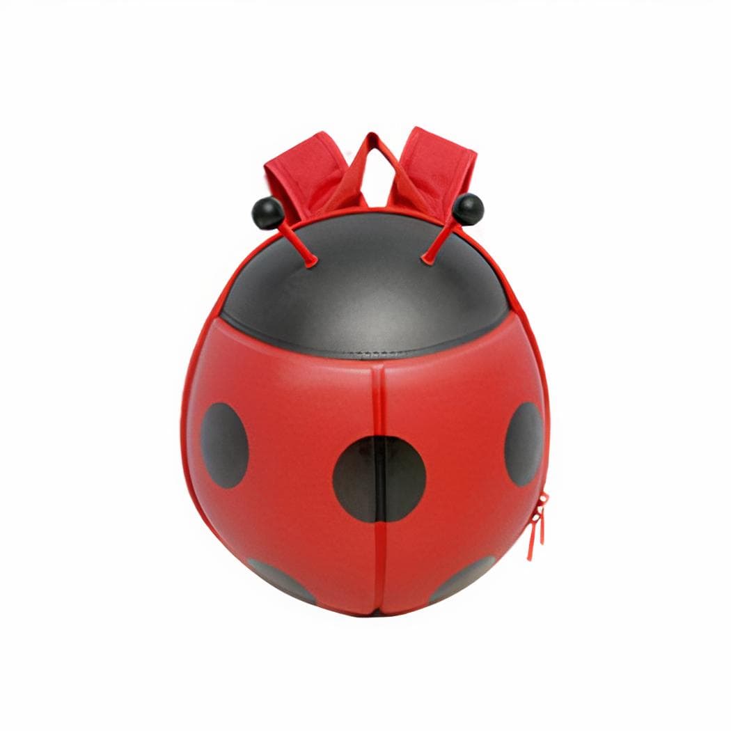 Sac à dos coccinelle colorée pour enfant - rouge