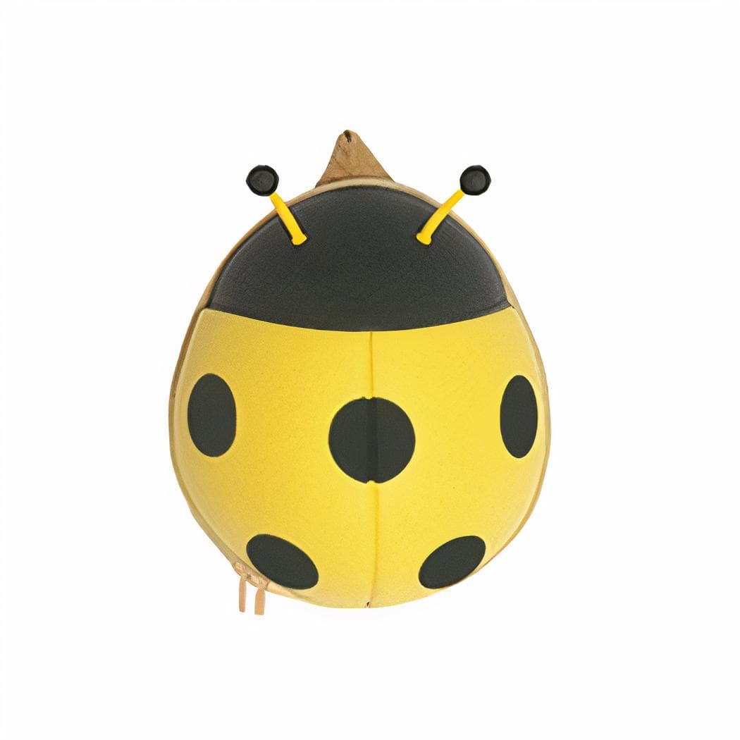 Sac à dos coccinelle colorée pour enfant - jaune