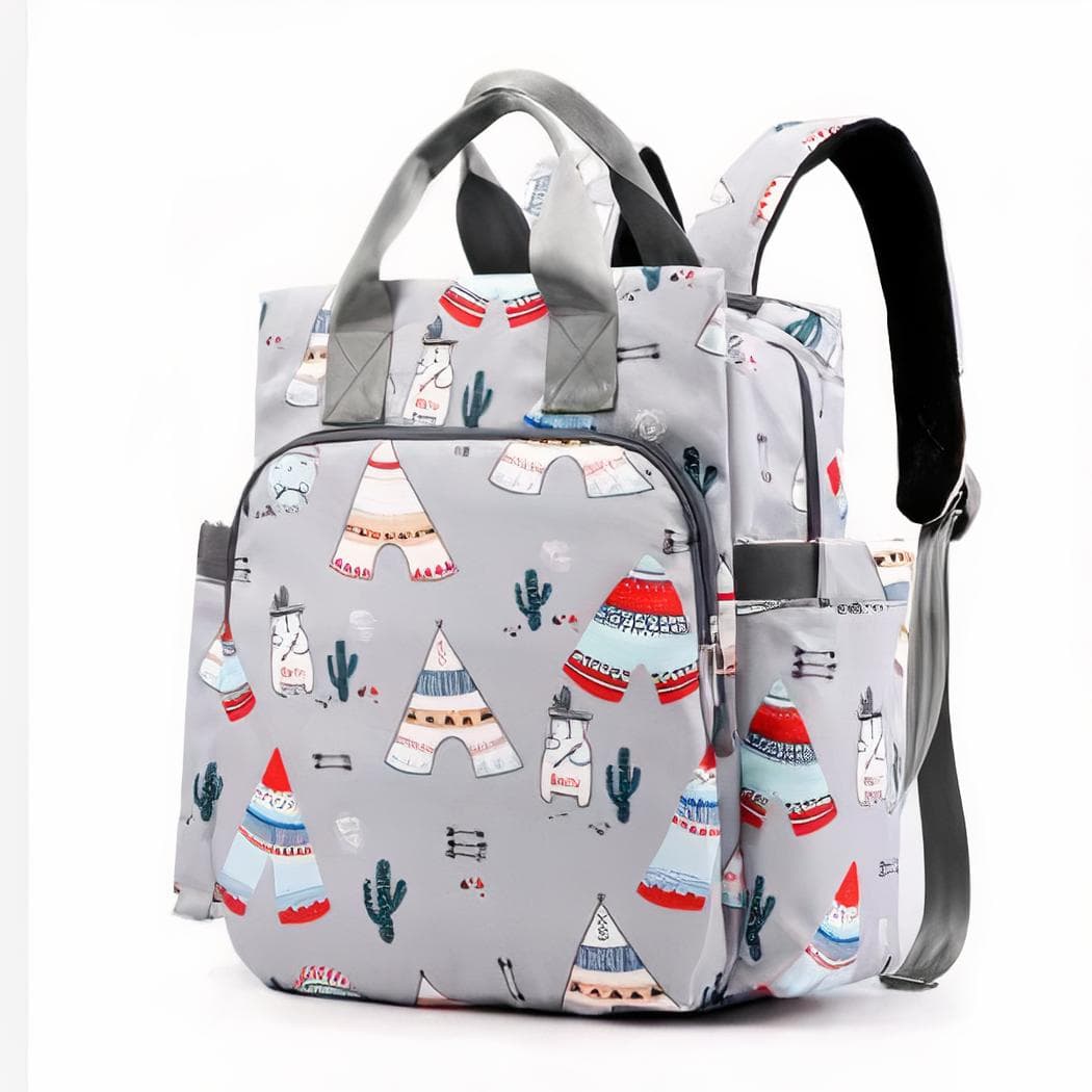 Sac à langer en nylon pour bébé - multicolore