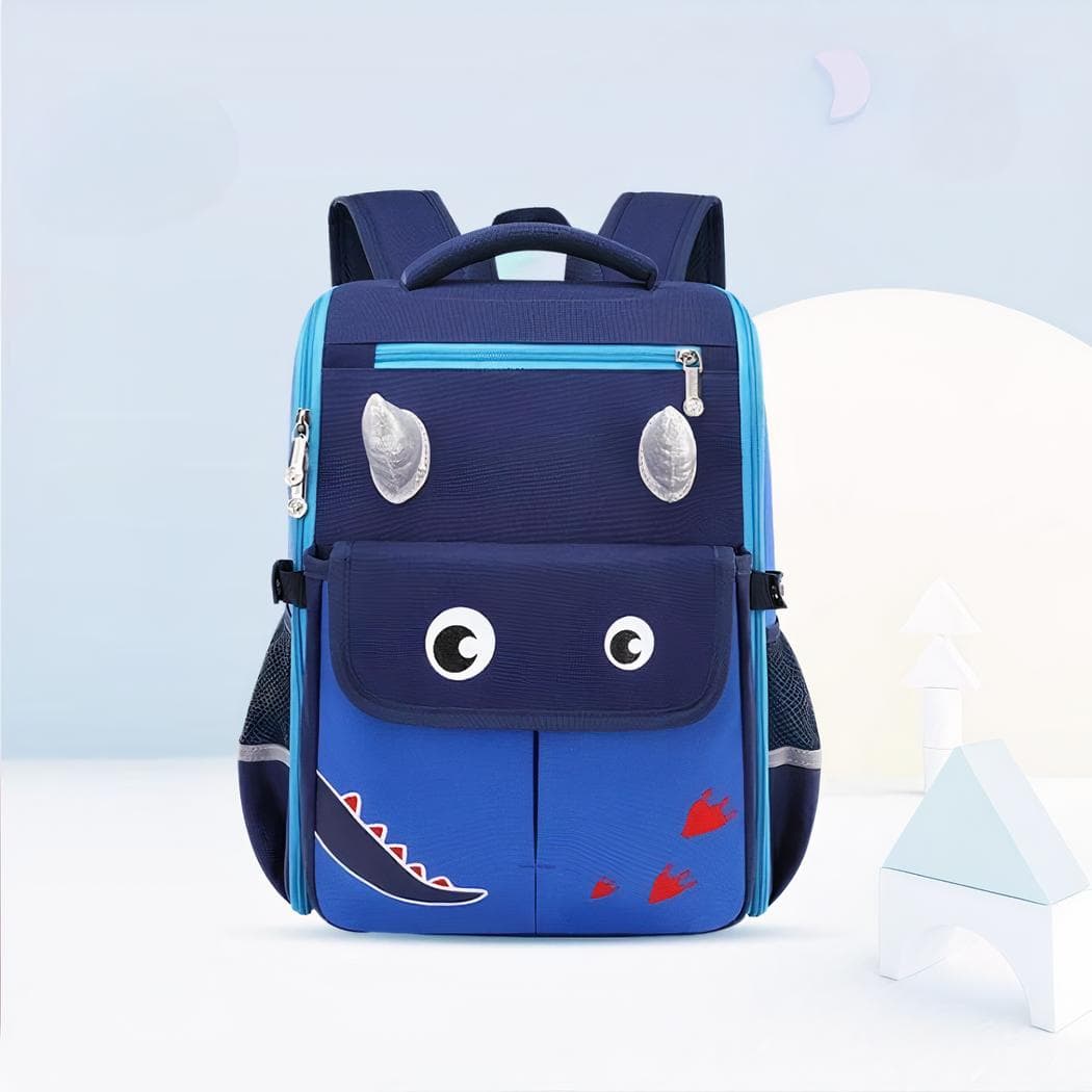 Cartable orthopédique pour enfant avec trousse assortie - bleu