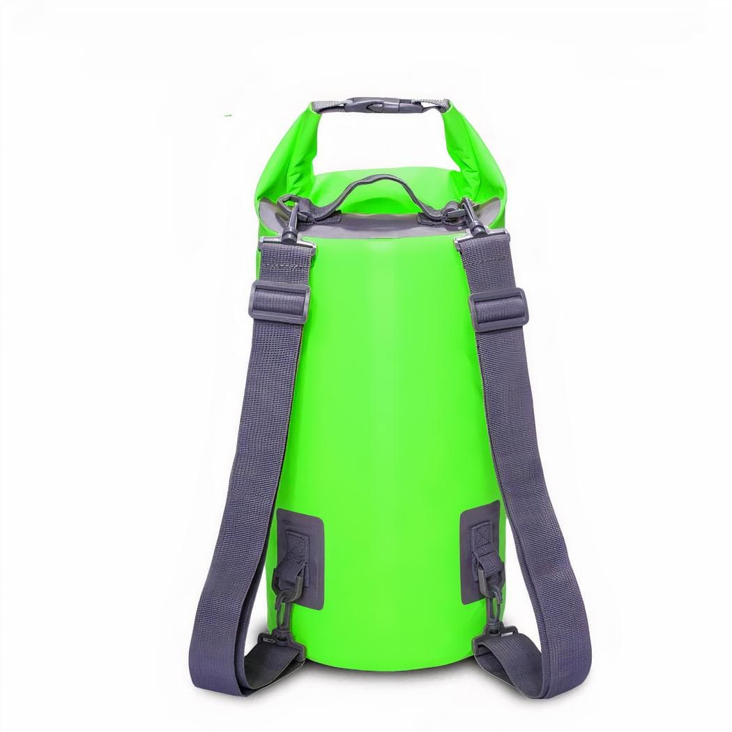 Sac à dos de plage étanche en PVC - vert,20l