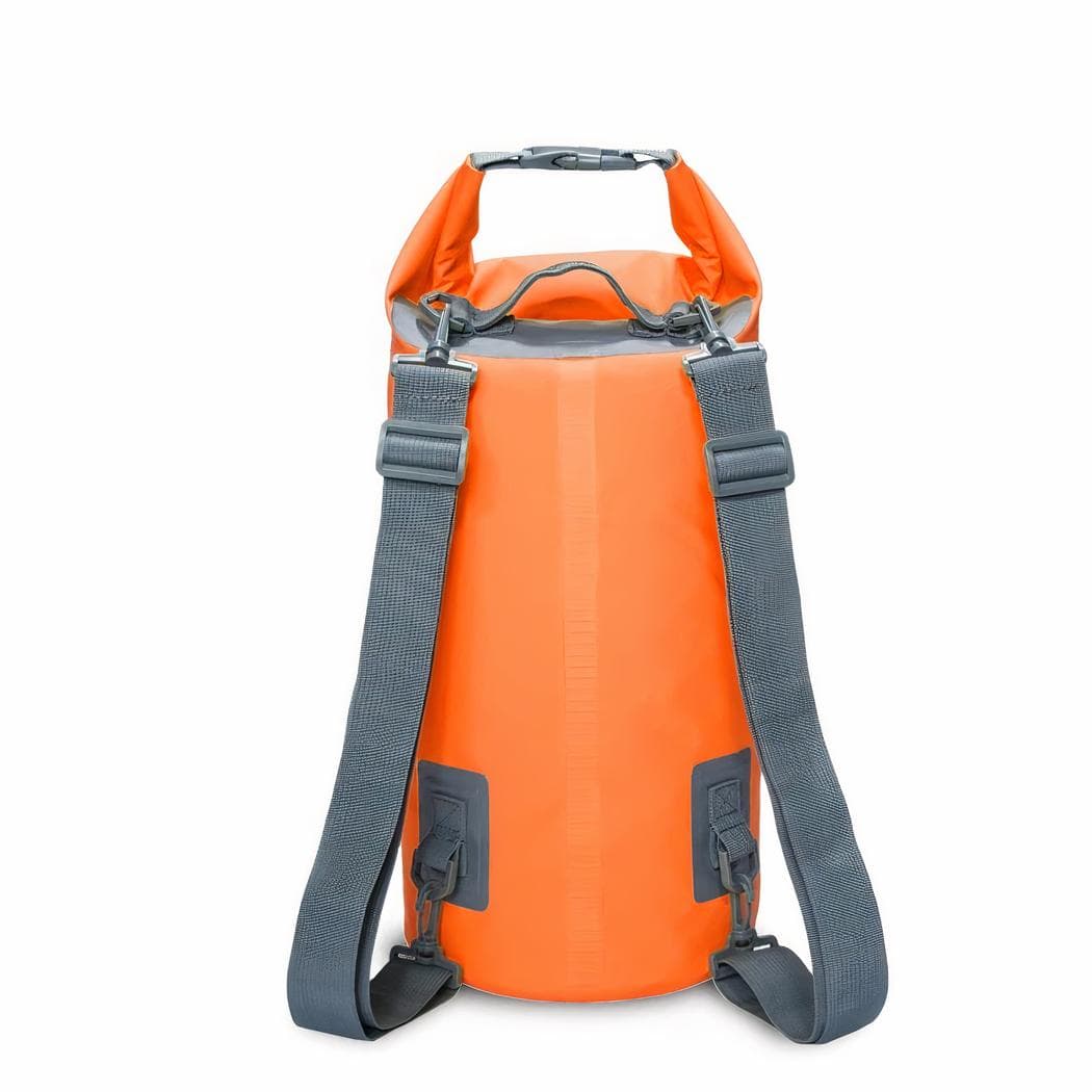 Sac à dos de plage étanche en PVC - orange,10l